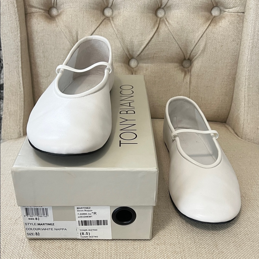 Tony Bianco Women’s Classic White Dress Shoes